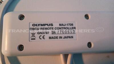 Olympus Balloon Control Unit OBCU - w/ Olympus Remote Controller OBCU (Powers up) *7700553/7800815* - 8