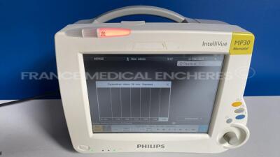 Lot of 3 x Philips Patient Monitors MP30 YOM 2013 (All power up) and 9 x Carefusion Volumetric Pumps Alaris VP Pus Guardraves (untested) *DE728B2236/DE728B2233/DE728B2199* - 3