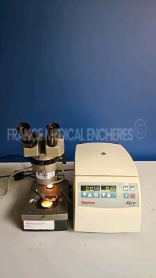 Lot of 1 x Olympus Microscope Unknown Model and 1x Thermo Centrifuge Pico 17 YOM 2009 (Both power up) *446406/40864786*