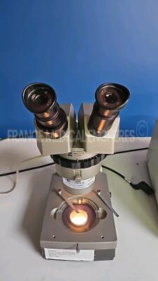 Lot of 1 x Olympus Microscope Unknown Model and 1x Thermo Centrifuge Pico 17 YOM 2009 (Both power up) *446406/40864786* - 2