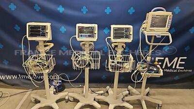 Lot 3 x Philips Patient Monitors including 1 x VM6 Suresigns and 2 x VM4 Suresigns YOM from 2006 to 2011 and 1x Nihon Kohden Beside Monitor BSM 2301-K YOM 2008 (All power up) *US12554364 /US12554366/US61102671/29160*