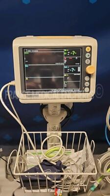 Lot 3 x Philips Patient Monitors including 1 x VM6 Suresigns and 2 x VM4 Suresigns YOM from 2006 to 2011 and 1x Nihon Kohden Beside Monitor BSM 2301-K YOM 2008 (All power up) *US12554364 /US12554366/US61102671/29160* - 5