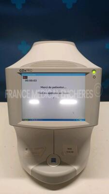 Zeiss Scanning Laser Polarimeter GDxPro 8000 - S/W 1.3.6 (Powers up) *80000242* - 5