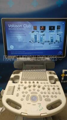 GE Ultrasound Voluson S6 BT 16 - YOM 2020 - S/W 16.0.11 - Options - XTD - Advanced SRI - IOTA LR2 - IEC62359 Ed.2 - BT Activation w/ GE Probe C1-5-RS - YOM 2020 (Powers up) *VS6003786* - 5