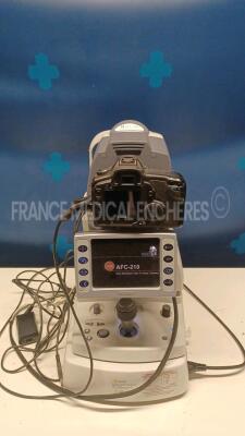 Nidek Non Mydriatic Auto Fundus Camera AFC-210 - YOM 2008 w/ Canon Camera (Powers up) *121024*