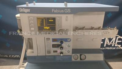 Drager Ventilator Fabius GS - YOM 2006 - S/W 3.35 fully functional (Powers up) *arxc0075* - 3