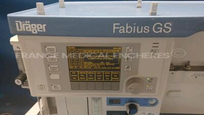 Drager Ventilator Fabius GS - YOM 2006 - S/W 3.33 fully functional (Powers up) *arxc0069* - 2