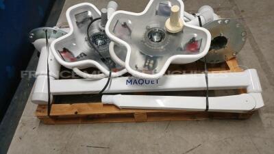 Lot of 2x Maquet Single Dome Operating Light Axcel plus - Untested *020100* - 3