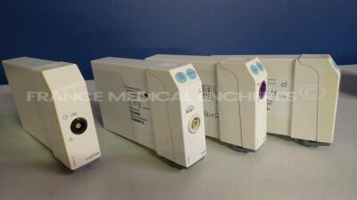 Lot of GE Patient Monitor Modules including 2 x Modules E-NMT - 1 x Module E-BIS and 1 x Module E-INTPSM (All Untested) *6534956/5942295/15260022/1054424* - 2