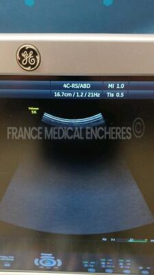 GE Ultrasound Voluson S6 BT15 - YOM 2015 - S/W 15.0.2 - Options - DICOM - IOTA LR2 - BT Activation w/ GE Probe 4C-RS - YOM 2015 see picture of the test and GE Footswitch FSU-3000G and Sony Digital Graphic Printer UP-D898MD (Powers up) *30980SU8* - 5