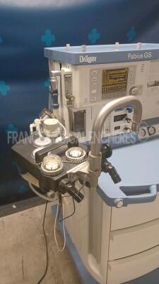 Drager Ventilator Fabius GS - YOM 2006 - S/W 3.35 fully functional (Powers up) *arxc0073* - 6