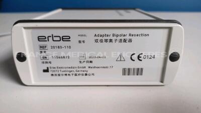 Erbe Adapter Bipolar Resection 20183-110 - YOM 2023 (Untested) *11546672* - 3