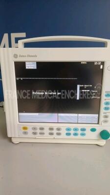 lot of 1 x Datex-Ohmeda Anesthesia Patient Monitors F-CM1-05/F-CMC1-05 - YOM 2008w/ Modules - 1 x E-INTPSM - 1 x M-NMT-01 - 1 x E-CAiO-00 and 1 x 1 x GE Patient Monitor Dash 4000 - YOM 2008 (Both Power up) - 2