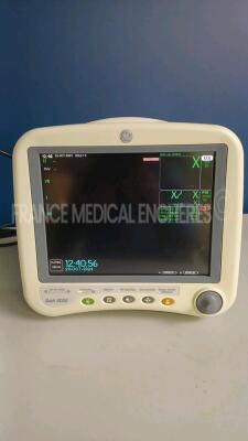 lot of 1 x Datex-Ohmeda Anesthesia Patient Monitors F-CM1-05/F-CMC1-05 - YOM 2008w/ Modules - 1 x E-INTPSM - 1 x M-NMT-01 - 1 x E-CAiO-00 and 1 x 1 x GE Patient Monitor Dash 4000 - YOM 2008 (Both Power up) - 3