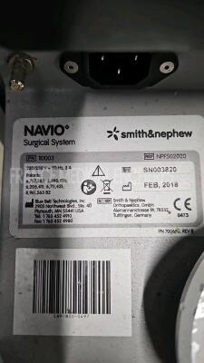 Smith and Nephew Robotic Assisted 110003 Surgical Navigation System Navio - YOM 2018 Including 1x Dual Footswitch and 1x Single Footswitch for spare parts (Powers up) *SN003820* - 9