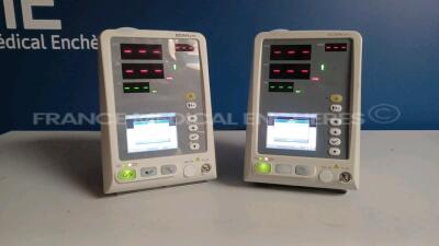 Lot of 2 x Edan Vital Signs Monitors M3A - YOM 2016 / 2018 (Both power up)