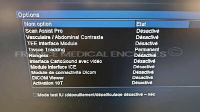 GE Ultrasound Vivid S60N - YOM 11/2018 - S/W 202 - Options contrast VG - view X - AFI - 2D auto EF - tissue tracking -w/ 3Sc-RS Probe YOM 12/2022 (Powers up) *1198032WX3/200880S60N* - 7