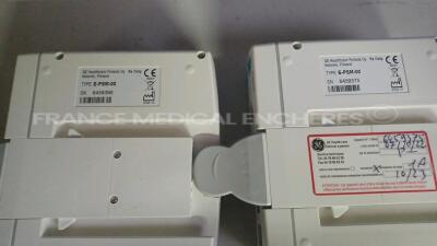 Mixed lot of GE Modules including 1 x Datex Ohmeda M-NMT-02 - 1 x Module E-INTPSM - 1 Module E-PSM-01 and 2 x Modules E-PSM-01 - YOM 2003/2008/2012 *4965448/6875389/6459375/6459390* - 3