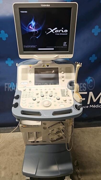 Toshiba Ultrasound Xario SSA-660A - YOM 02/2013 - w/ PVT-661VT probe YOM 04/2011 - PVT-674BT probe YOM 02/2013 - Sony digital graphic printer UP-D897 *LGM1326629/99B1143684/FSA1325560*