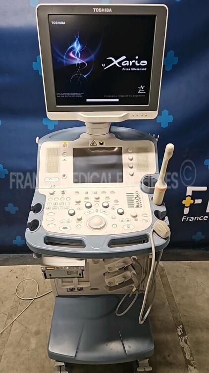 Toshiba Ultrasound Xario SSA-660A - YOM 02/2013 - w/ PVT-681MV probe YOM 2011 - PVT-674BT probe YOM 12/2915 - Sony digital graphic printer UP-D897 (damaged see picture) *LGM1326630/99A15Z62744/B1542870*