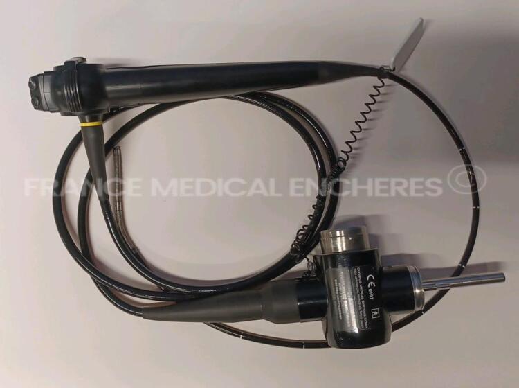 Olympus Bronchoscope BF-P180 Engineer report : Optical system no fault found ,Angulation no fault found , Insertion tube no fault found , Light transmission no fault found , Channels no fault found , Leak no distal sheath - distal head to be repaired *26