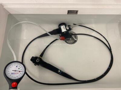 Olympus Bronchoscope BF-P180 Engineer report : Optical system no fault found ,Angulation no fault found , Insertion tube no fault found , Light transmission no fault found , Channels no fault found , Leak no fault found *2042248* - 5