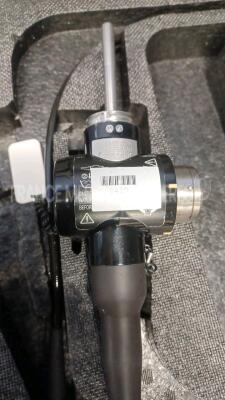 Olympus Bronchoscope BF-P180 Engineer report : Optical system no fault found ,Angulation no fault found , Insertion tube no fault found , Light transmission no fault found , Channels no fault found , Leak no fault found *2042248* - 8