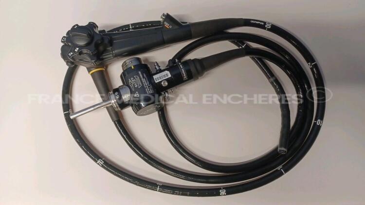 Olympus Colonoscope CF-Q165i Engineer report : Optical system no fault found ,Angulation no fault found , Insertion tube no fault found , Light transmission no fault found , Channels no fault found , Leak no fault found *2801857*