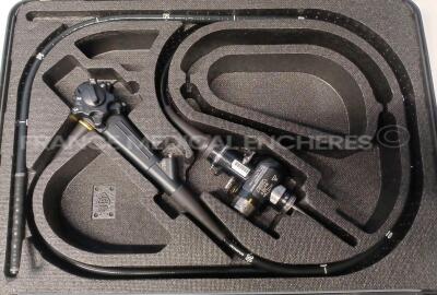 Olympus Colonoscope CF-Q165i Engineer report : Optical system no fault found ,Angulation no fault found , Insertion tube no fault found , Light transmission no fault found , Channels no fault found , Leak no fault found *2801857* - 6