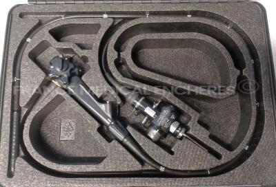 Olympus Colonoscope CF-H180Ai Engineer report : Optical system no fault found ,Angulation no fault found , Insertion tube no fault found , Light transmission no fault found , Channels no fault found , Leak in the handle/controller *2503206* - 5