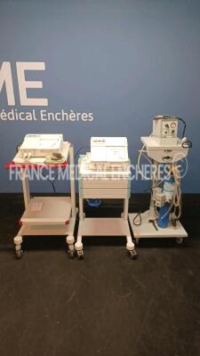 Lot of 1x Philips Series 50A and 1x Agilent Series 50IP 1x Mira Cryosurgical Unit CR4000 (All power up)