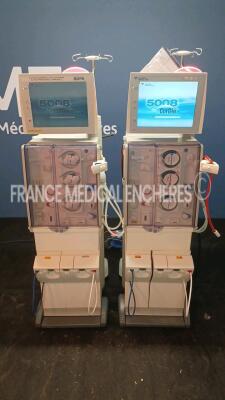 Lot of 2x Fresenius Dialysis 5008 - YOM 2014 - S/W 4.63 and 4.58 - Count 37249h and 44315h (Both power up) *6VEA4376/4VEACF87*