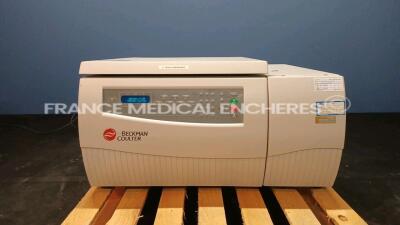 Beckman Coulter Centrifuge Allegra X-12R - rotor 4x 750 ML Aries (Powers up) *ALX08J24*