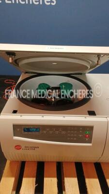 Beckman Coulter Centrifuge Allegra X-12R - rotor 4x 750 ML Aries (Powers up) *ALX08J24* - 3