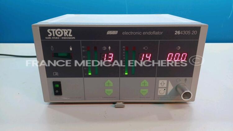 Storz Insufflator Electronic Endoflator 264305 20 (Powers up) *PX26860B*