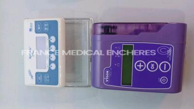 Mixed lot including 1 x Coloplast Patient Monitor Isiris w/ Power supply (No Power) - 3 x Smith Medical Ambulatory Infusion System CADD-Legacy PCA - YOM 2013/2014 (All Untested) 1 x Micrel Ambulatory Infusion Pump Rythmic Plus (Untested) and 1 x Vygon Ent - 3