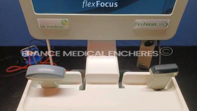 BK Medical Ultrasound flexFocus 500 w/ BK Medical Probes 8870 and 8830 (Powers up) *5003373* - 6