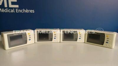 Lot of 4 x Philips Intellivue X2 M3002A YOM 2010 (All Untested) *DE03754911/DE03754979/DE03754998/DE03754952*