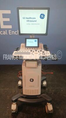 GE Ultrasound Logiq F8 - YOM 2016/11 - S/W R2.0.3 - Options - Basic - EIM auto - BFlow (Powers up) *601036WX0*