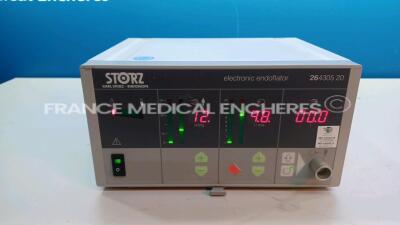 Storz Insufflator Electronic Endoflator 264305 20 (Powers up) *FH-7611-B*