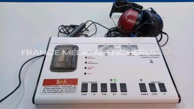 1 x Inmedico Screening Audiometer Oscilla SM920-P (Powers up) *920P-144-GNFR*