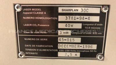 Sharplan Surgical Laser System1030 ( 30C ) (Powers up) - 10