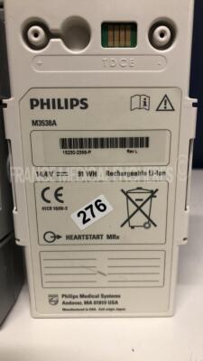 Philips Defibrilator Heartstart MRX - YOM 2010 - S/W F.03.07 w/ Philips Paddles and Philips Battery M3539A and Philips Battery M3538A (Powers up) - 11