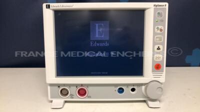 Edwards Patient Monitor Vigilance II - YOM 2012 - S/W 00.80 - no power cable (Powers up)