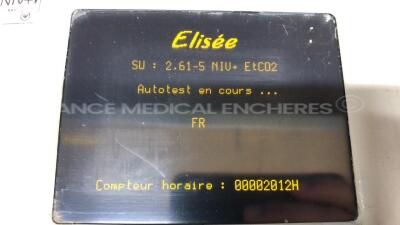 Resmed Ventilator Elisee 250 - YOM 2006 - S/W 2.61-5 - Count 2012H - no power supply (Powers up) - 4