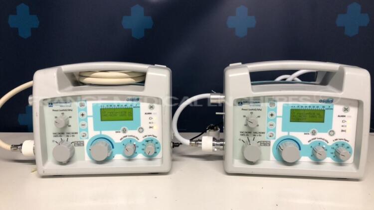 Lot of 2 Taema Ventilators Osiris 2 - YOM 2011 - S/W V 1.012 w/ power supplies (Both power up)