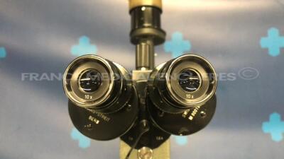 Haag Streit Slit Lamp B900 - YOM 2005 w/ binoculars X10 and Bobes tonometer - 4