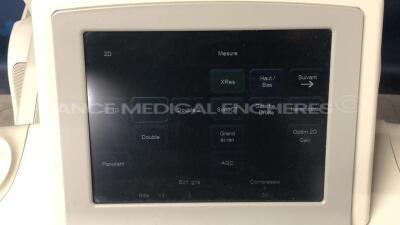 Philips Ultrasound iU22 - YOM 2007 - S/W 5.2.2.44 - Options - 3D Color - Basic 3D Imaging - QLab 3DQ GI - Clinical Option Abdomen - Netlink DICOM 3.0 - Clinical Option Contrast General Imaging - Language Option French - Smart Exam - Clinical Option GYN - - 7