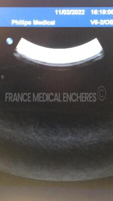 Philips Ultrasound iU22 - YOM 2007 - S/W 5.2.2.44 - Options - 3D Color - Basic 3D Imaging - QLab 3DQ GI - Clinical Option Abdomen - Netlink DICOM 3.0 - Clinical Option Contrast General Imaging - Language Option French - Smart Exam - Clinical Option GYN - - 26