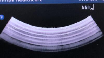 Philips Ultrasound CX50 - YOM 11/2010 - S/W 2.0.3 - Options Acute care - DICOM network -3D manual - Integration mode -Physical - SonoCT - TDI w/ Philips Probe L12-3 and Philips Probe C5-1 and Philips Cart CX - YOM 2010 ( Powers up) - 15